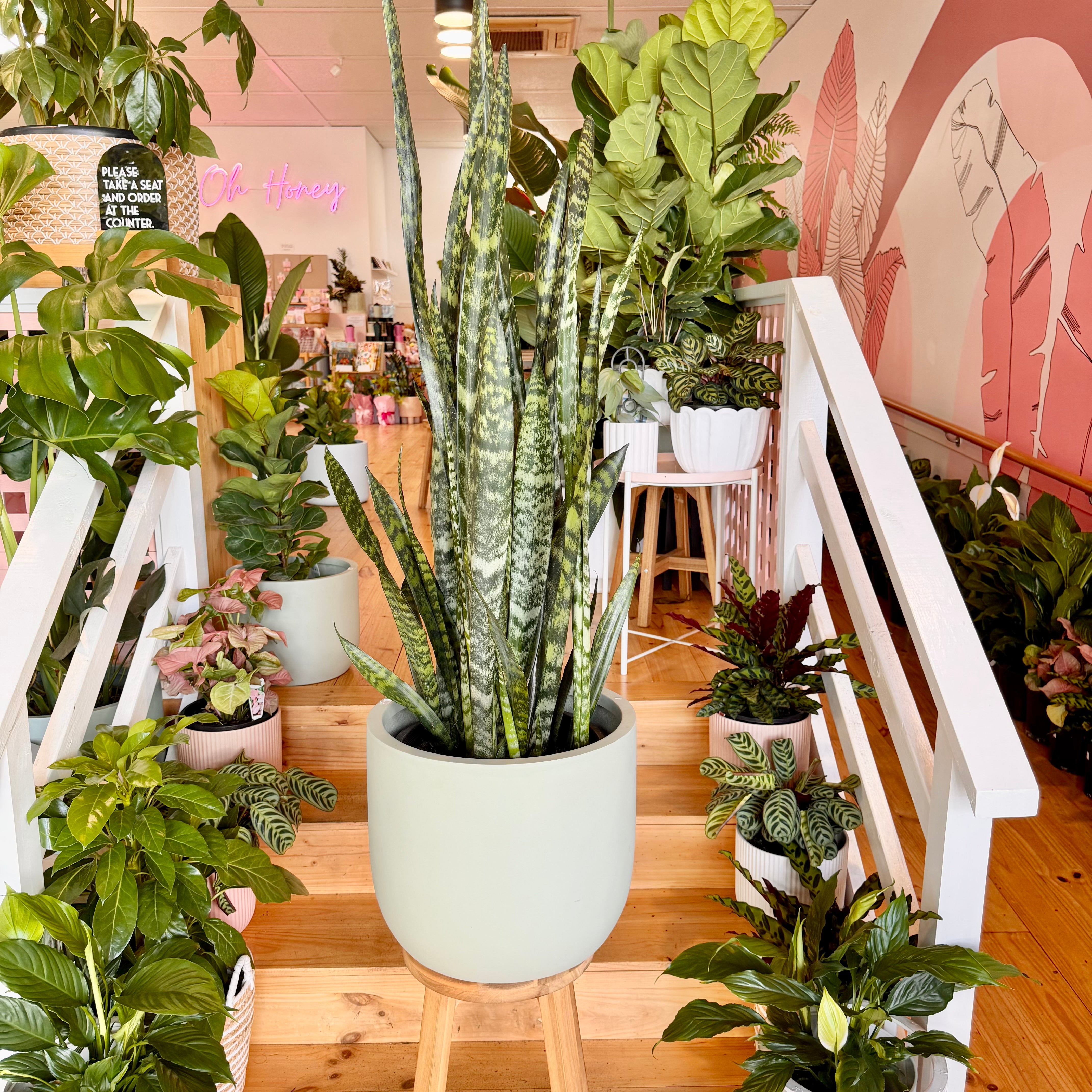 tall metal plant stand indoor Halstein main image 1