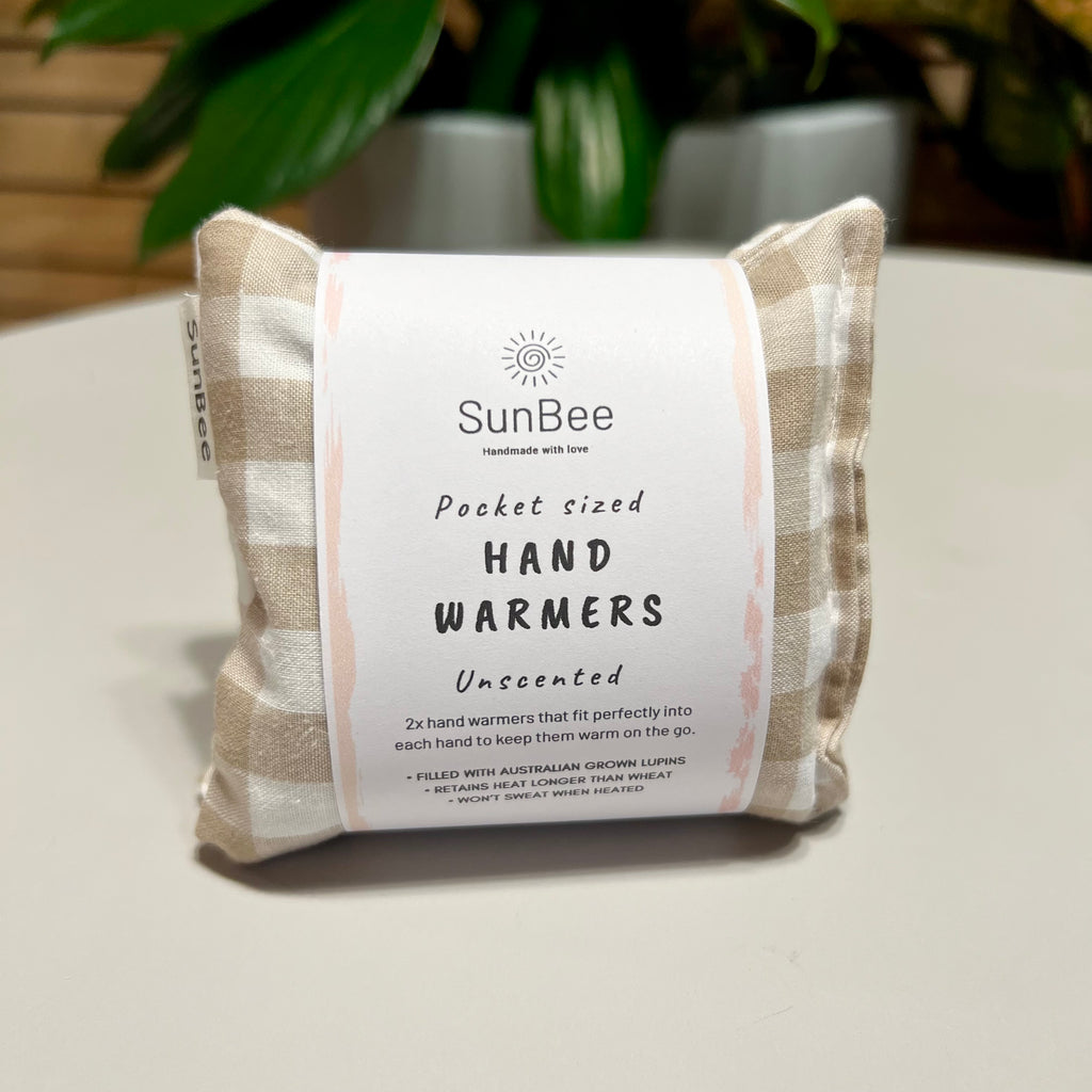 Gingham Pocket-Sized Hand Warmers
