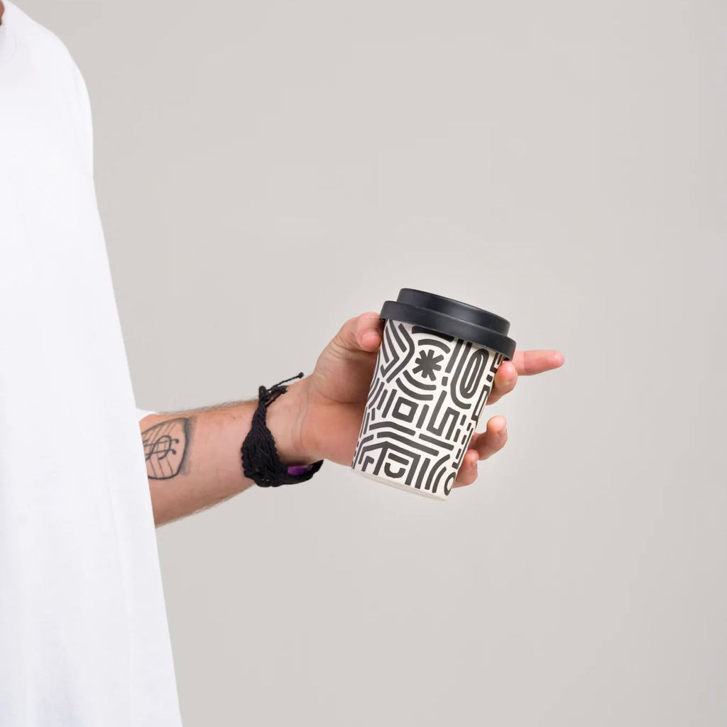 Reuseable Coffee Cup - Chebotics - Black