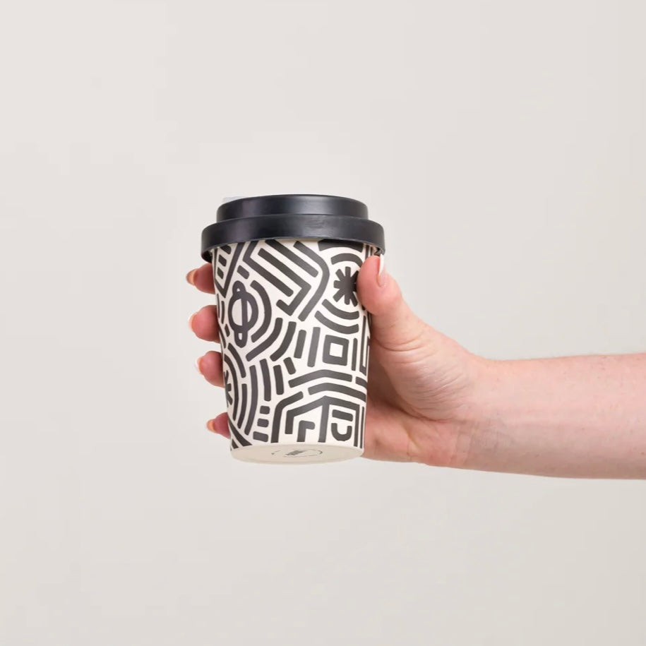Reuseable Coffee Cup - Chebotics - Black