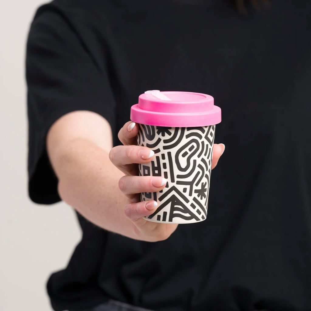 Reusable Coffee Cup - Chebotics - Pink