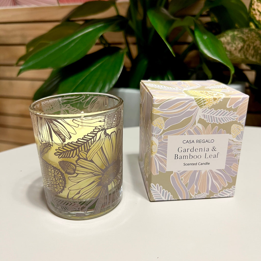 Gardenia + Bamboo Leaf Scented Candle